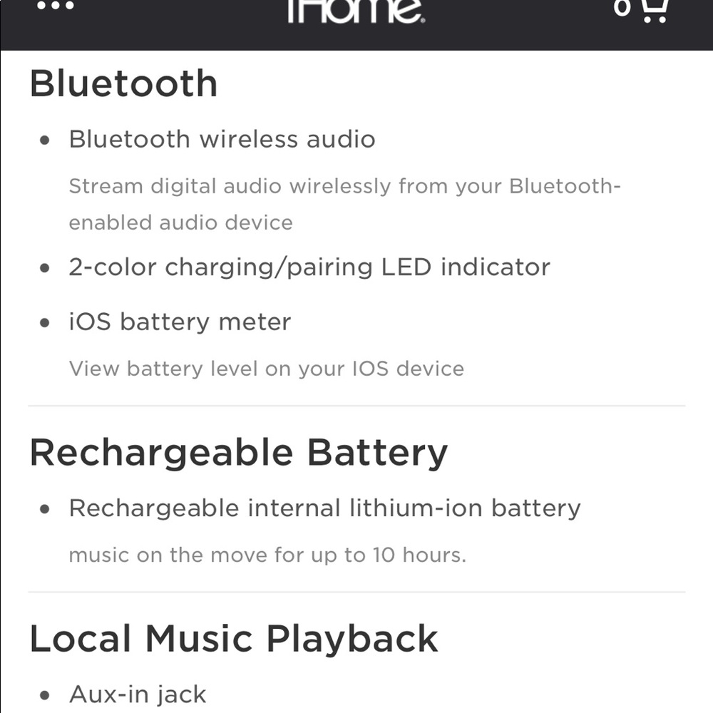 iHome Bluetooth speaker - Picture 5 of 13